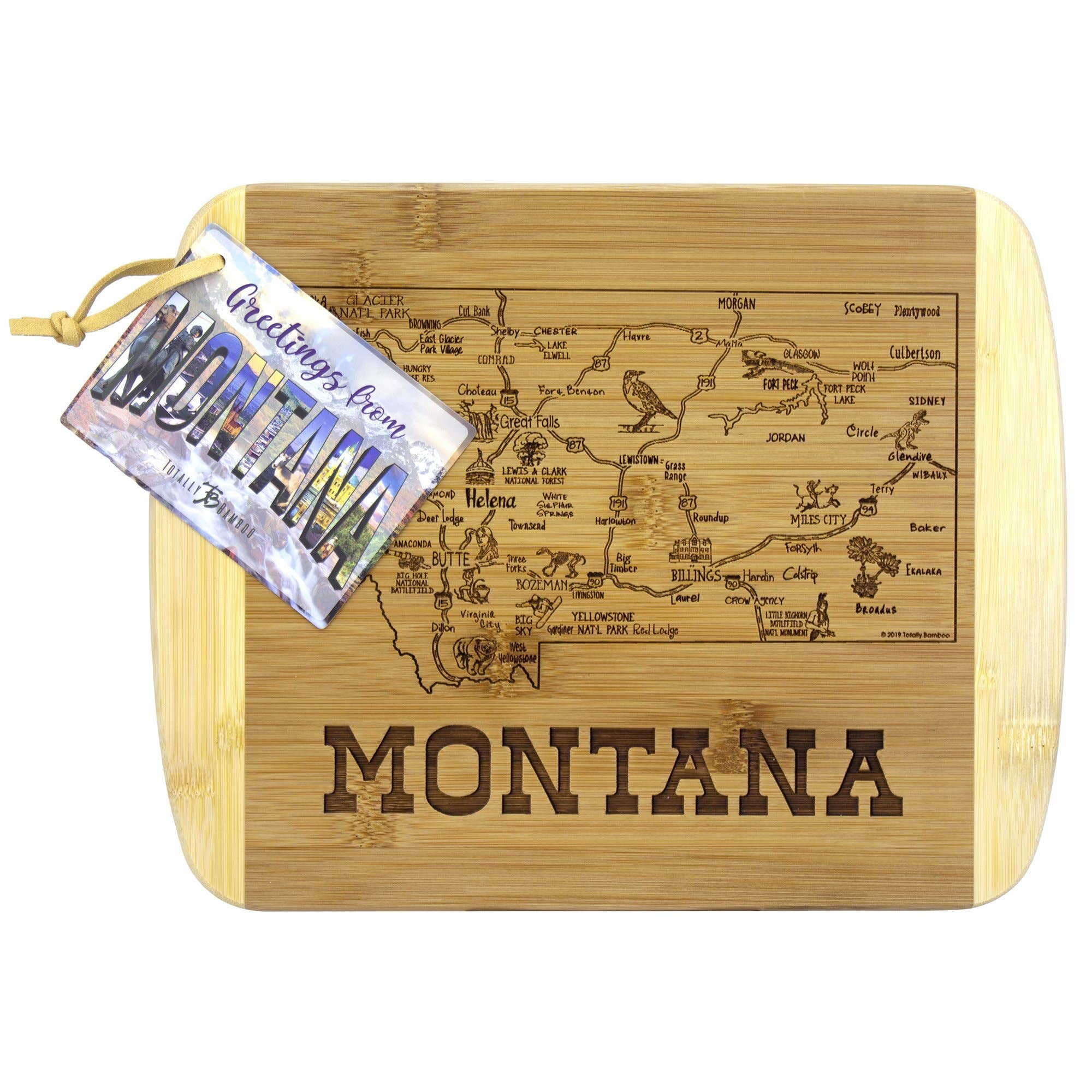A Slice of Life Montana Cutting & Charcuterie Board