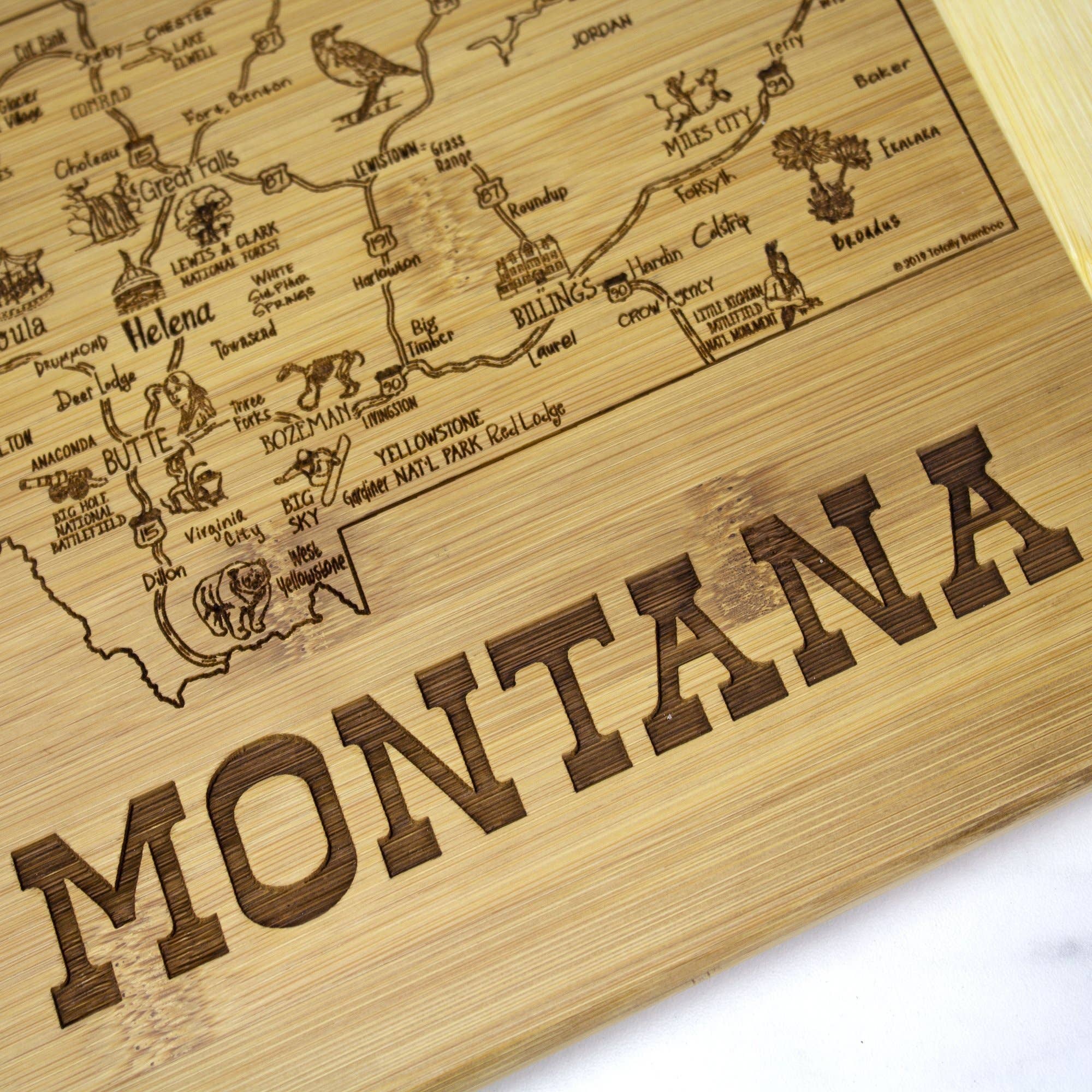 A Slice of Life Montana Cutting & Charcuterie Board