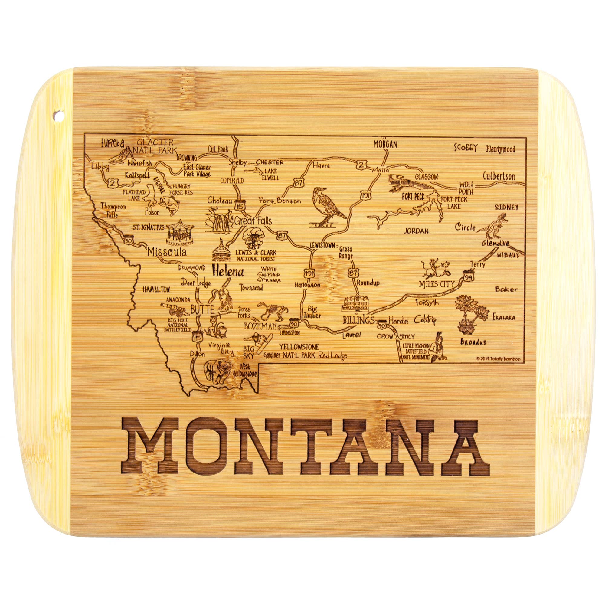 A Slice of Life Montana Cutting & Charcuterie Board