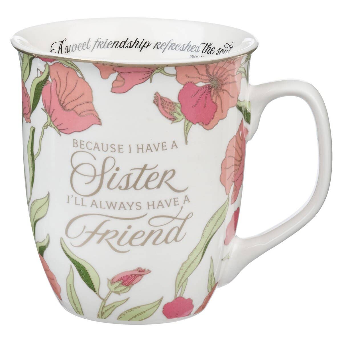 Mug Pink Sister, Always a Friend Prov. 27:9