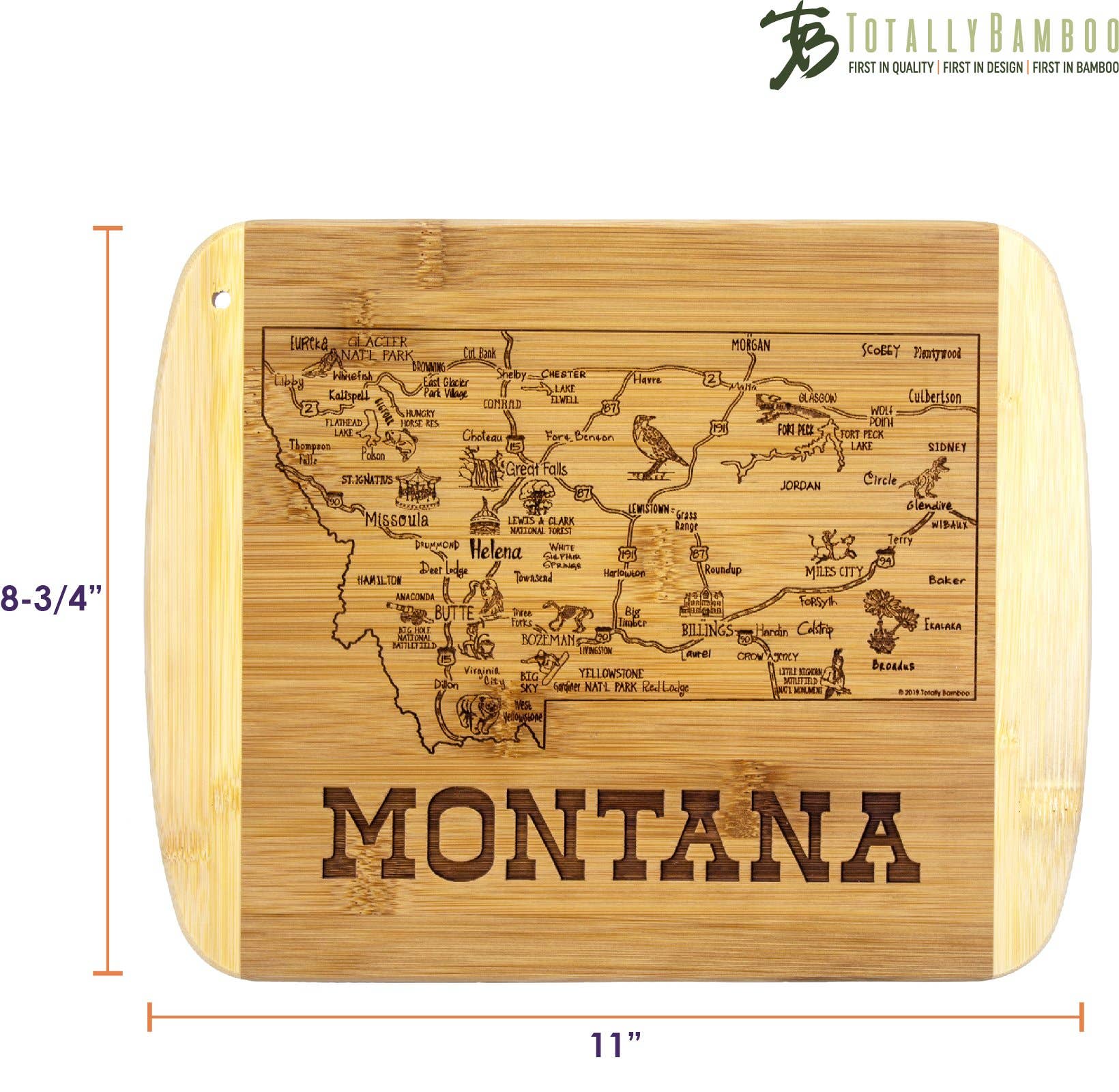 A Slice of Life Montana Cutting & Charcuterie Board