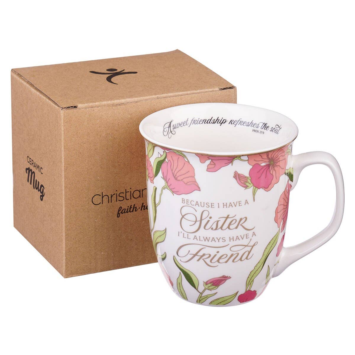 Mug Pink Sister, Always a Friend Prov. 27:9