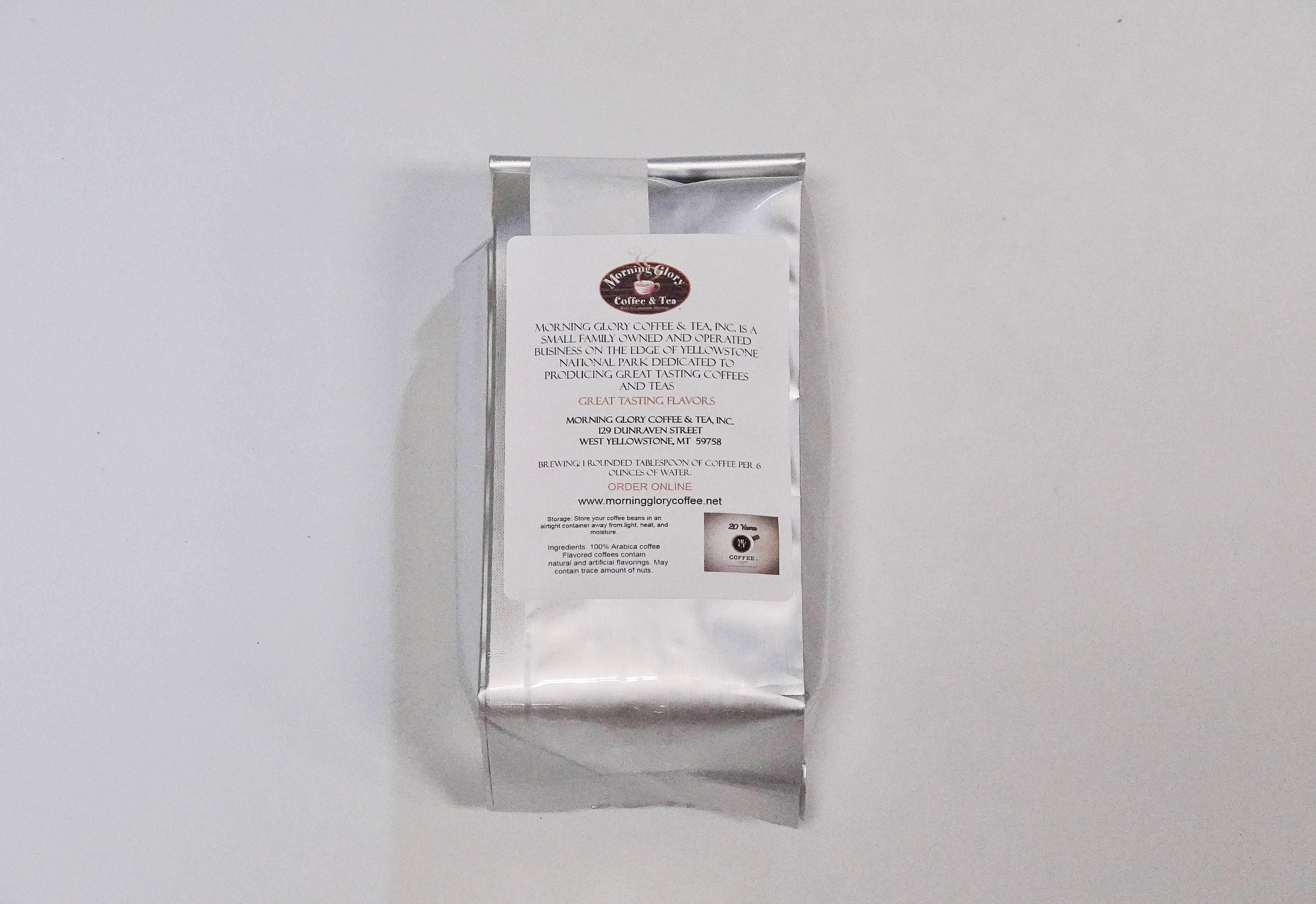Huckleberry Flavored Coffee: 12oz / Ground for Drip
