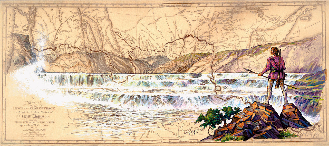 Lewis and Clark - Artist Brian Morger "Enchanting Cascades" - Lewis and Clark Collection