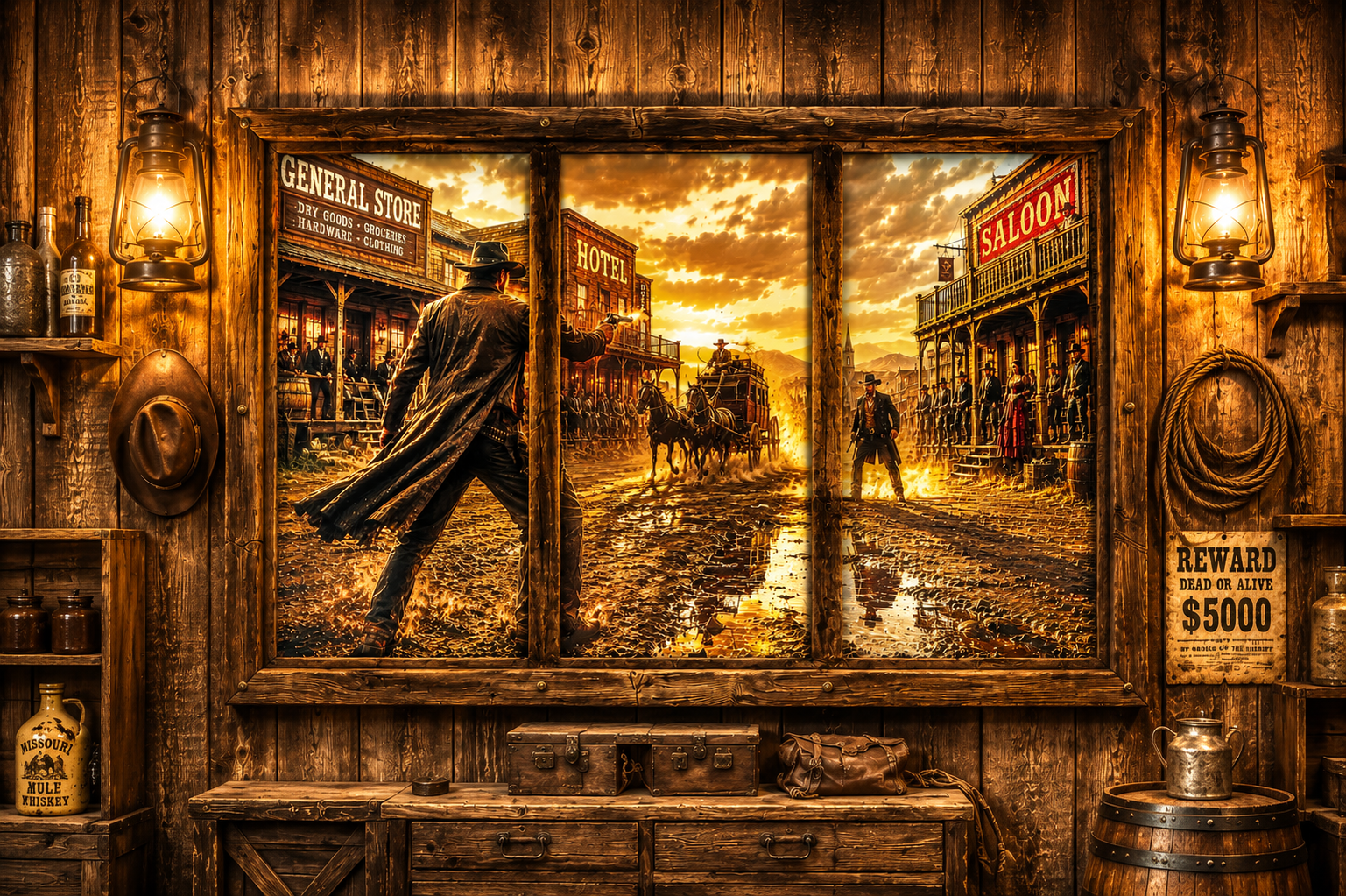Crossfire in the Frontier - Artisans Trail Collection