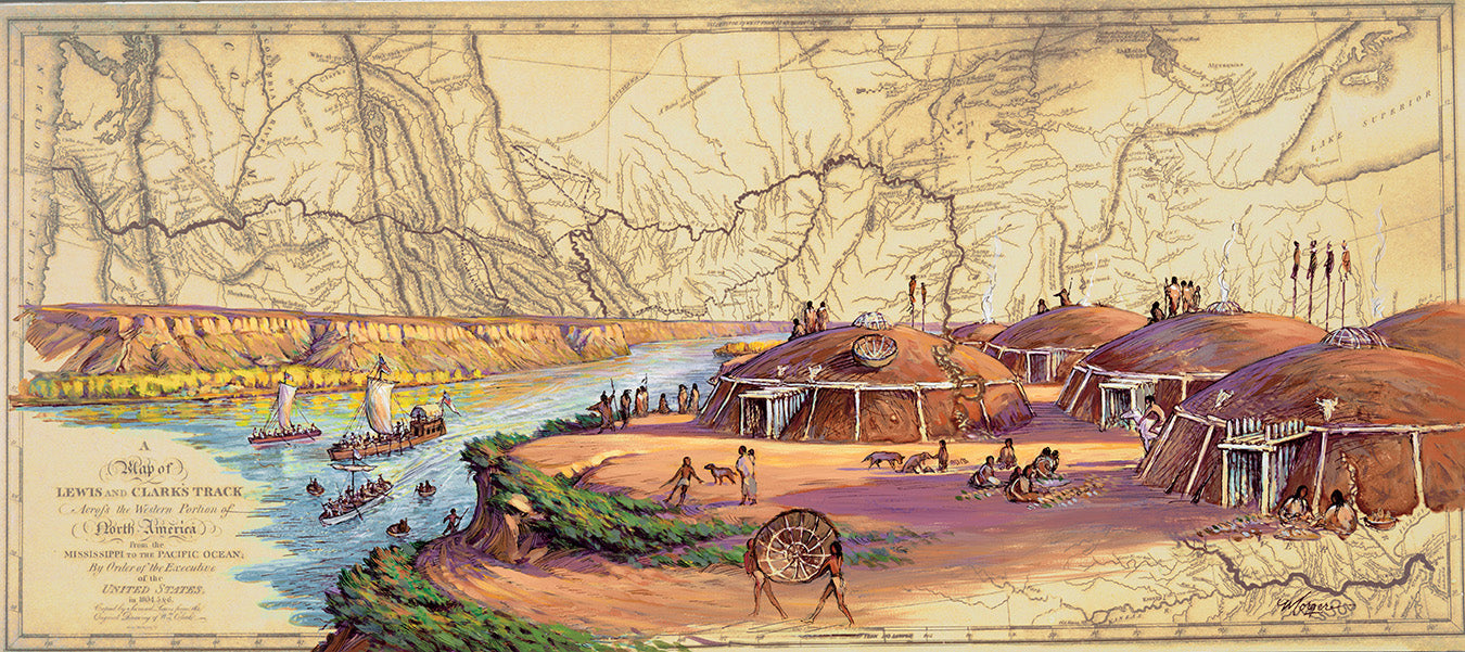 Lewis and Clark - Artist Brian Morger "People of the Earth" - Lewis and Clark Collection