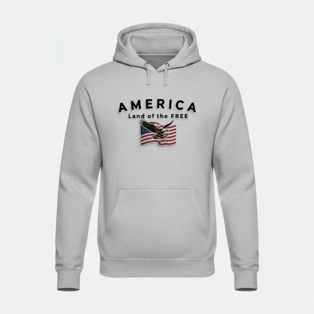 America Land of the Free - Hooded Sweatshirt