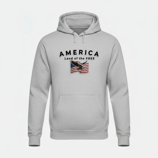 America Land of the Free - Hooded Sweatshirt