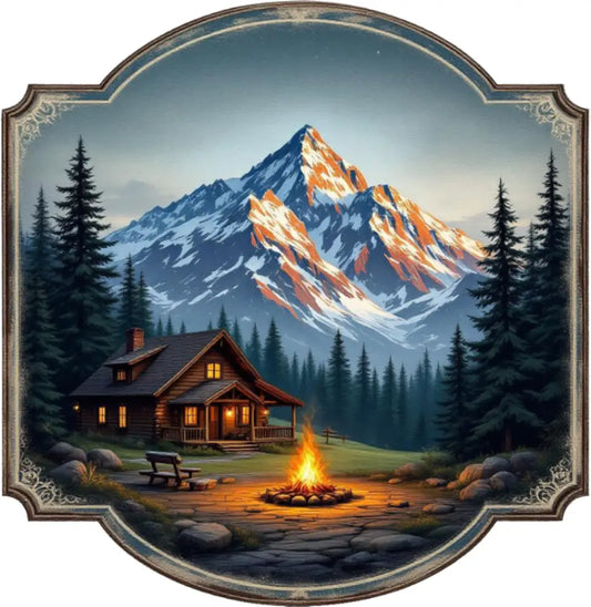 Cabin Inspired Magnet