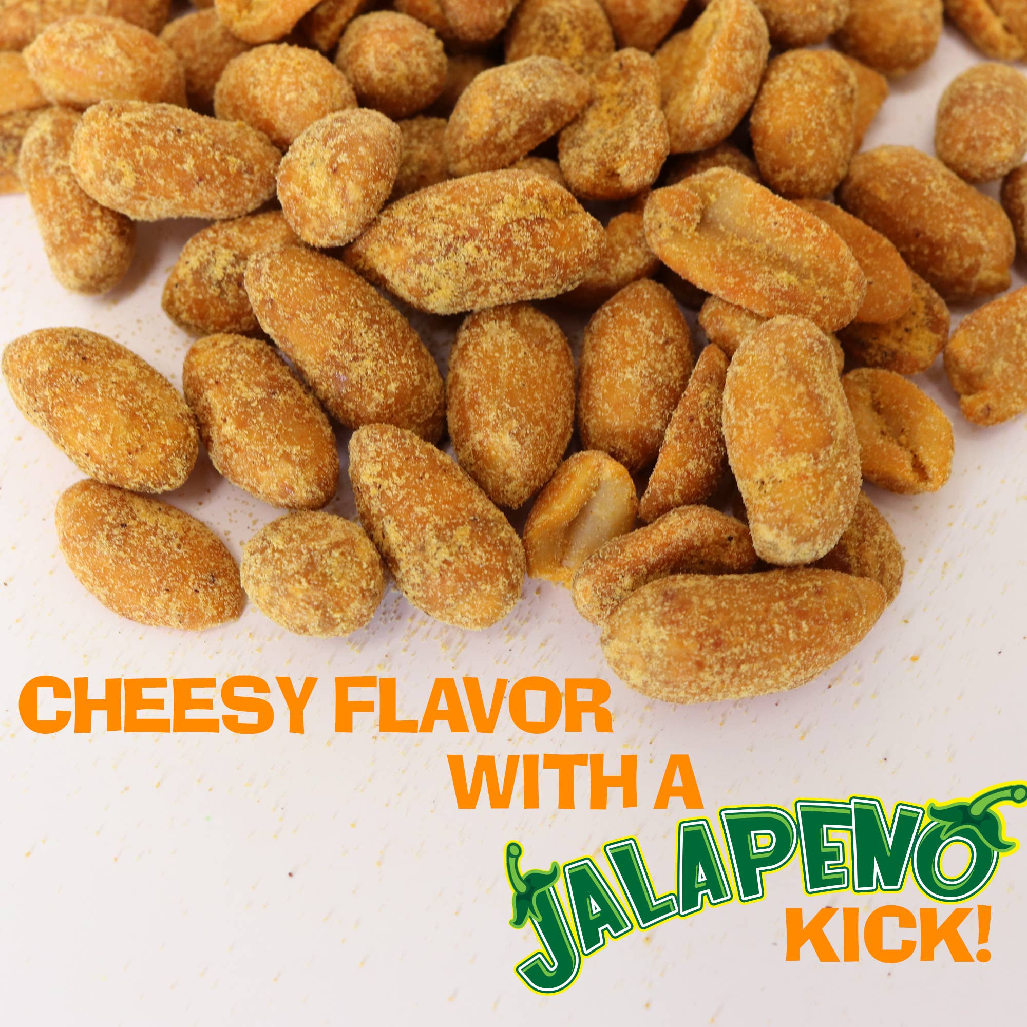 Ass Kickin’ Jalapeno Cheddar Peanuts 1 oz.