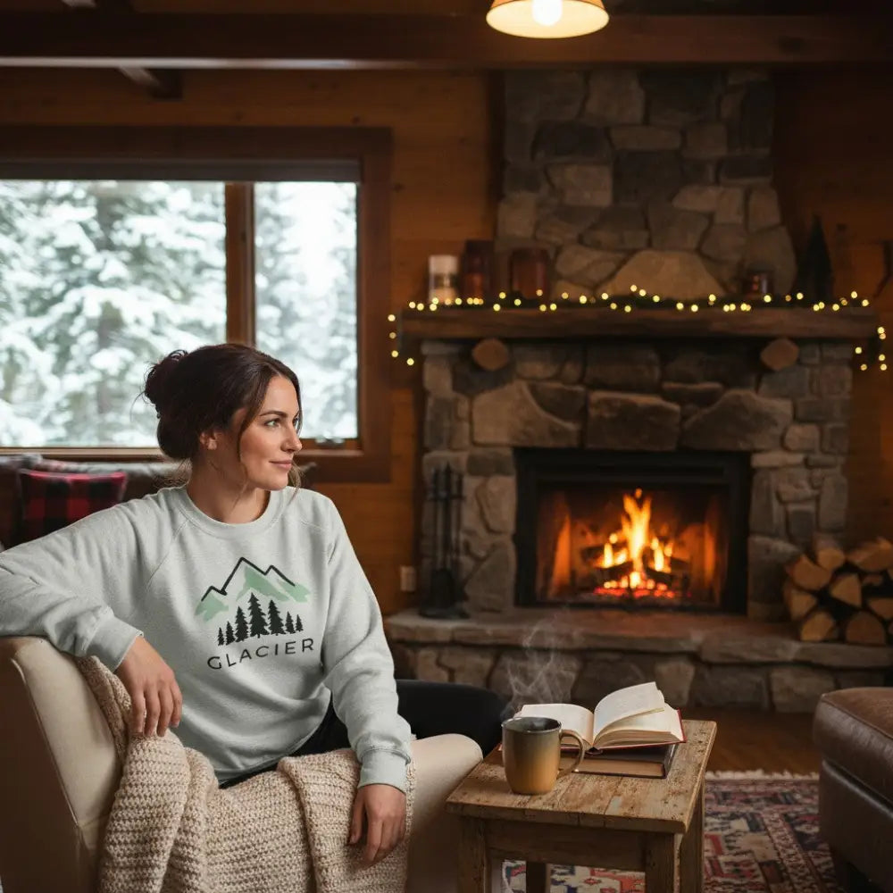 Glacier Alpine Mountain Sweatshirt