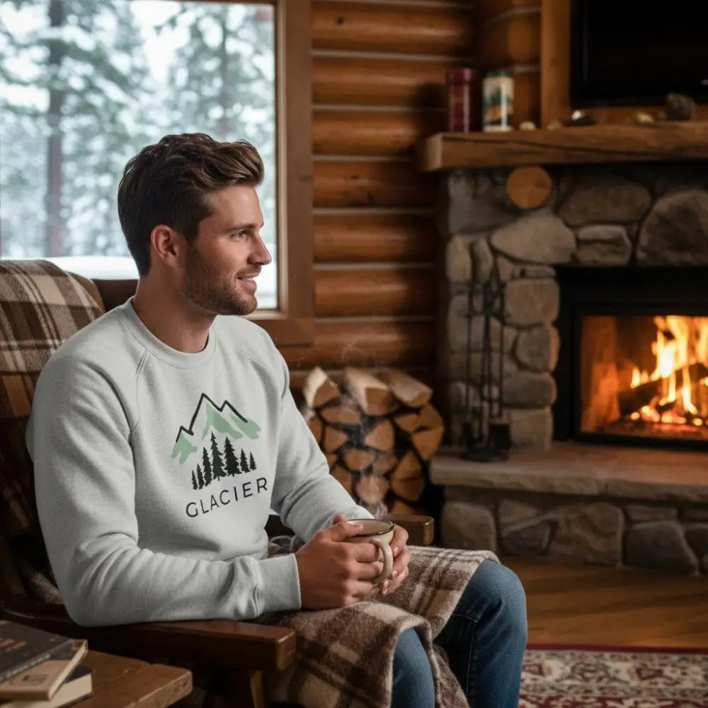 Glacier Alpine Mountain Sweatshirt
