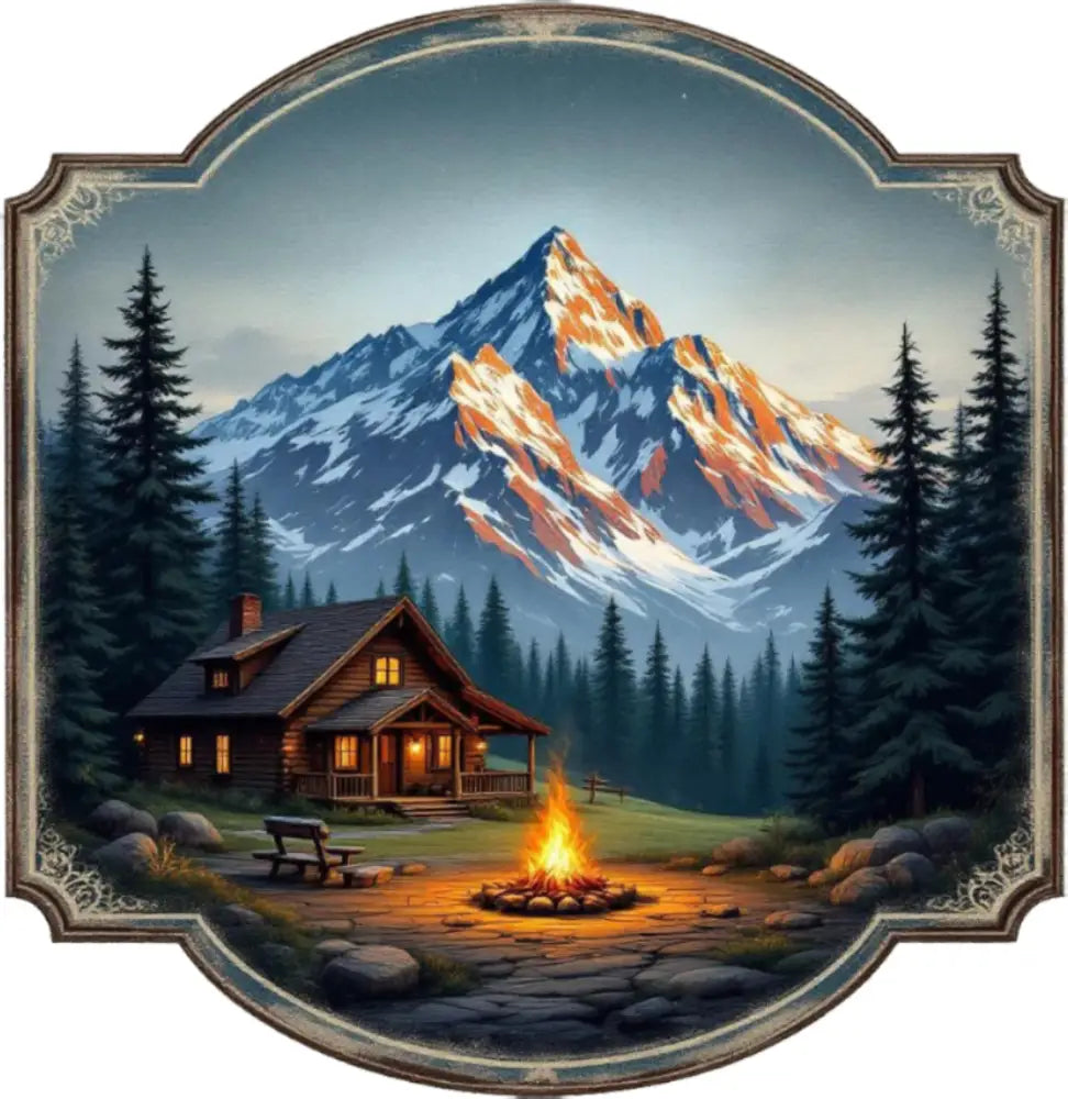 Glacier National Park Inspired Magnet 1