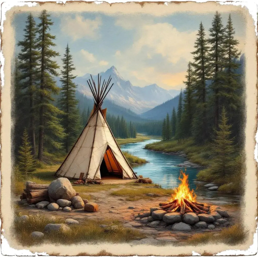 Glacier National Park Inspired Magnet 1