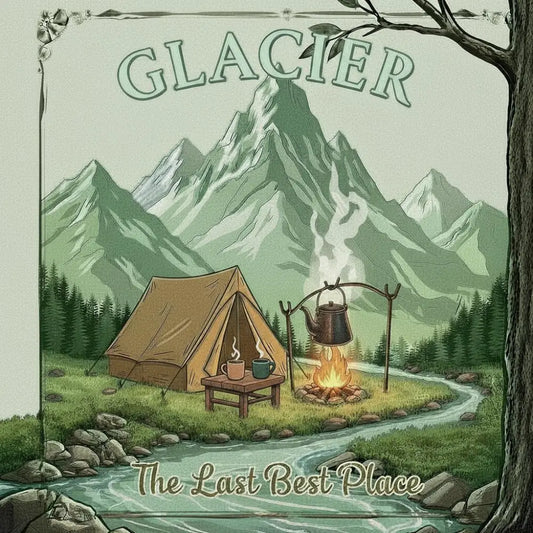Glacier National Park Inspired Magnet