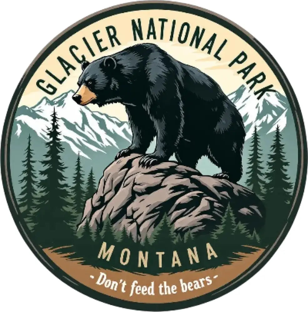 Glacier National Park Inspired Magnet