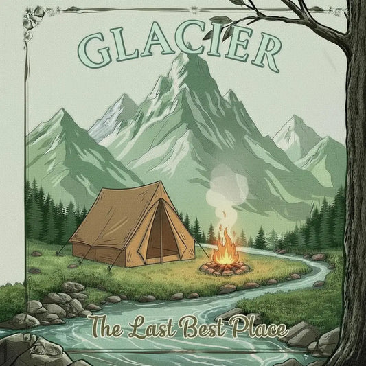Glacier National Park Inspired Magnet
