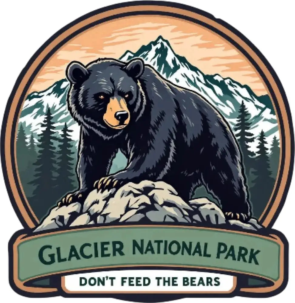 Glacier National Park Inspired Magnet