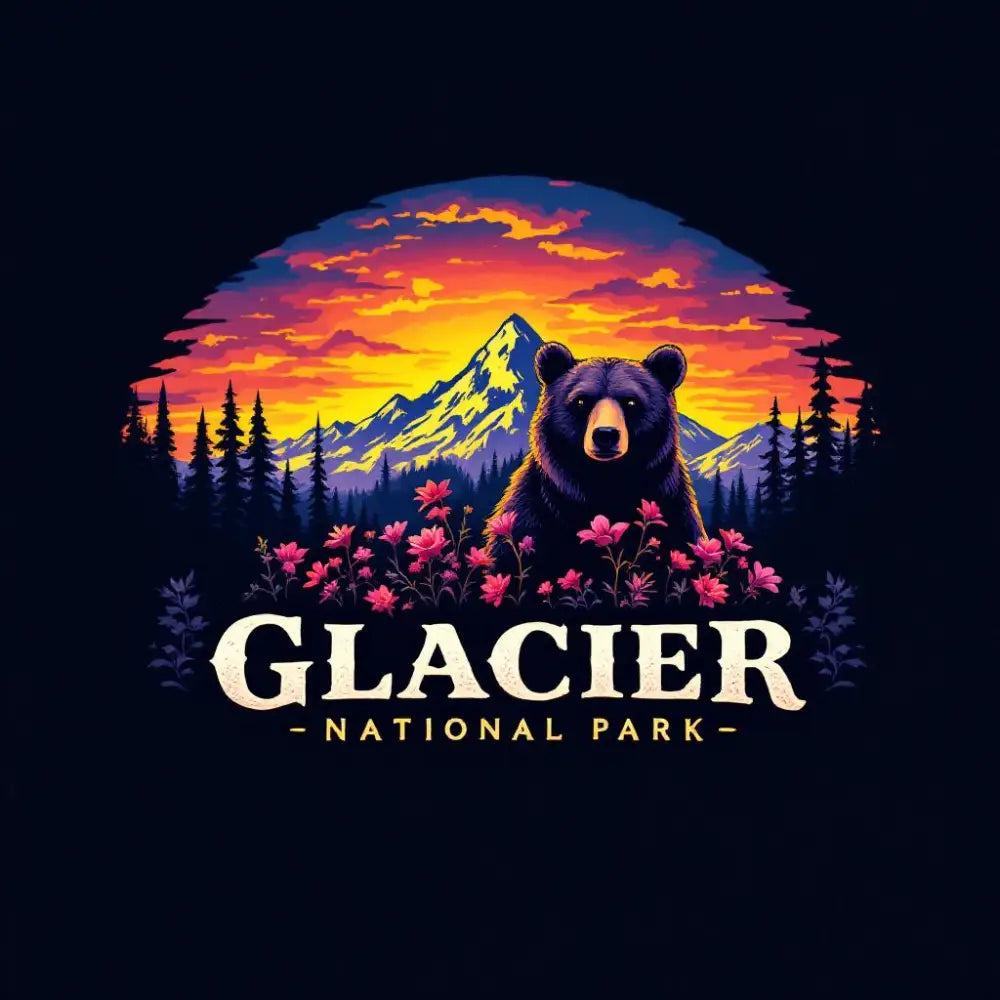 Glacier National Park Inspired Magnet