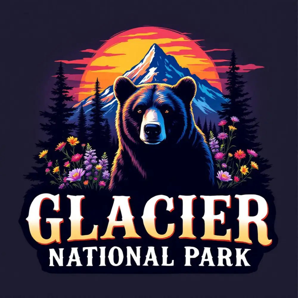 Glacier National Park Inspired Magnet