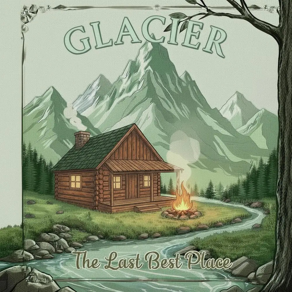 Glacier National Park Inspired Magnet