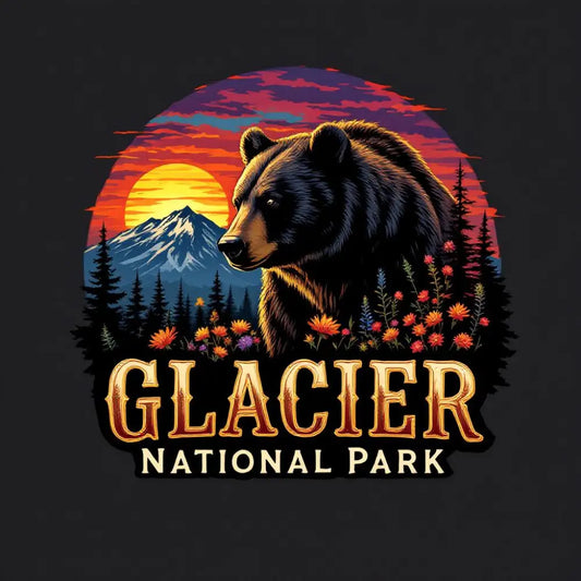 Glacier National Park Inspired Magnet