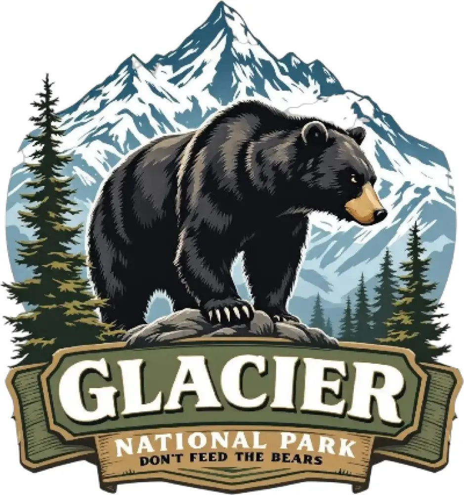 Glacier National Park Inspired Magnet