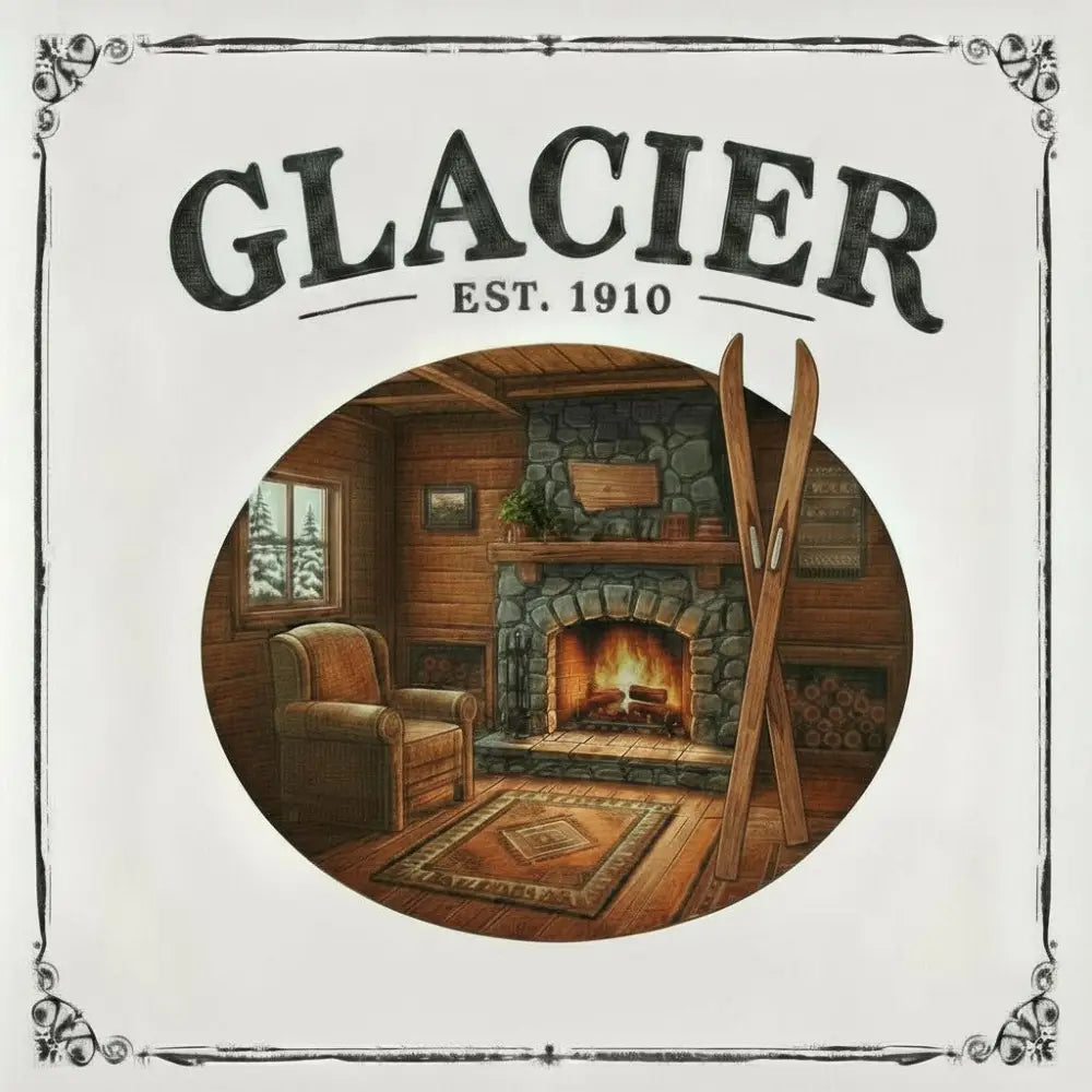 Glacier National Park Inspired Magnet