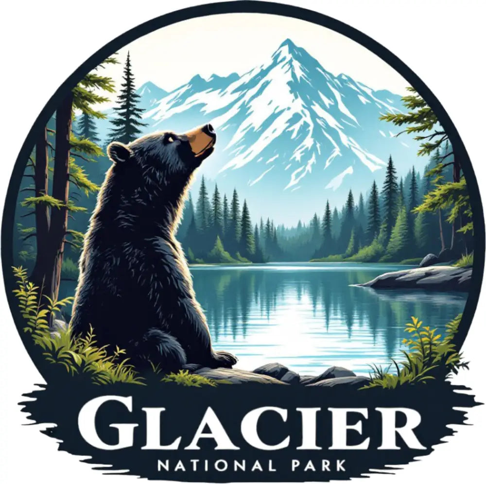 Glacier National Park Inspired Magnet