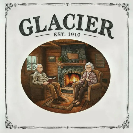 Glacier National Park Inspired Magnet