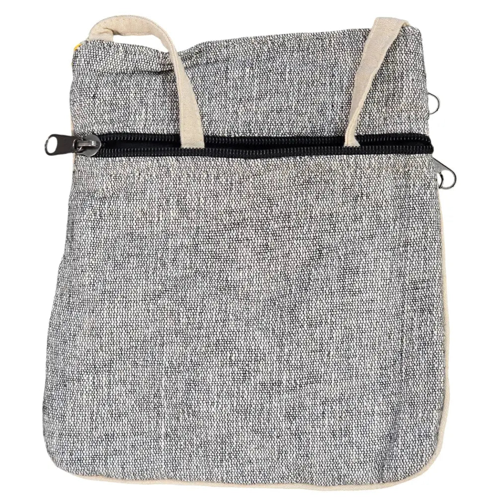 Handmade Boho Natural Embroidery Cross-Body Travel Bag