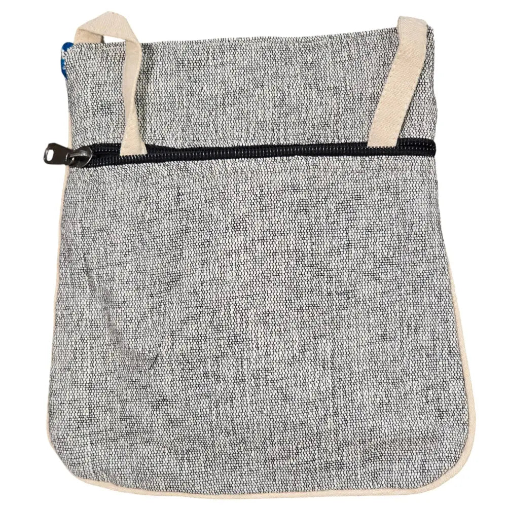 Handmade Boho Natural Embroidery Cross-Body Travel Bag