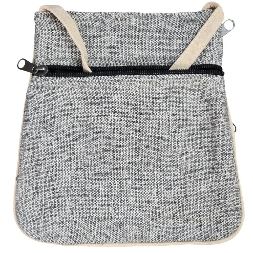 Handmade Boho Natural Embroidery Cross-Body Travel Bag