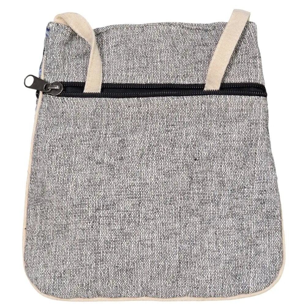 Handmade Boho Natural Embroidery Cross-Body Travel Bag