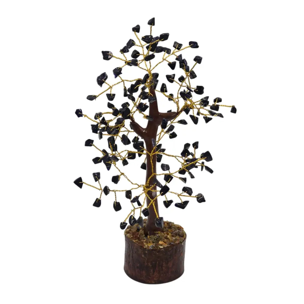 Handmade Natural Stone Black Tourmaline Crystal Tree