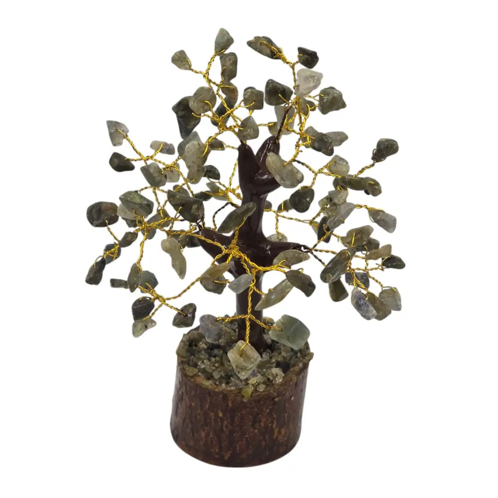 Handmade Natural Stone Labradorite Crystal Tree