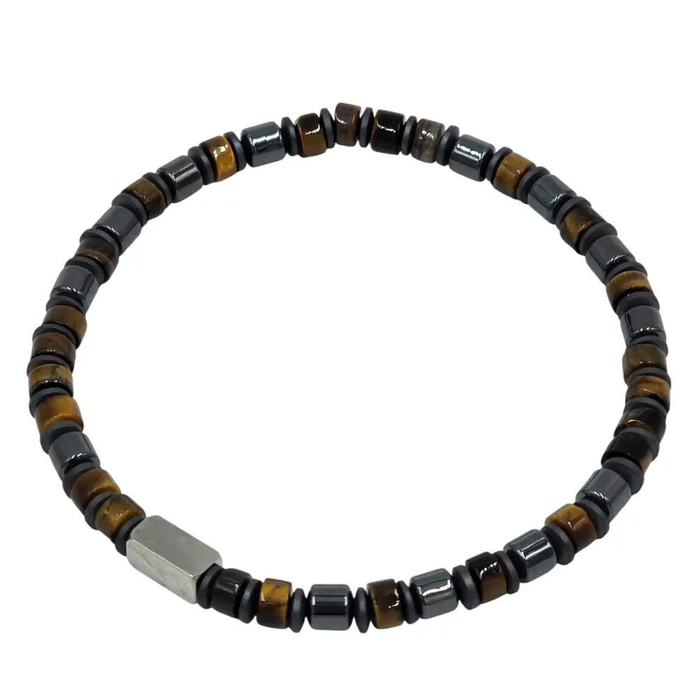 Handmade Tiger Eye Beaded Bracelet