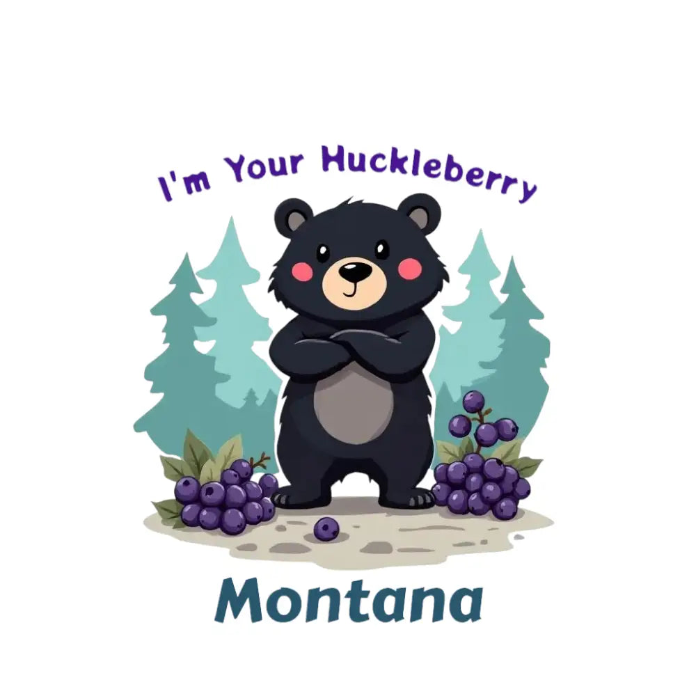 Huckleberry Bear Inspired Magnet