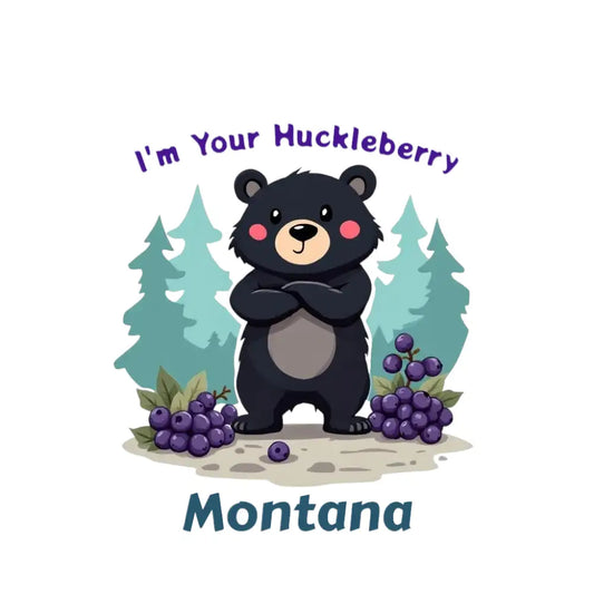 Huckleberry Bear Inspired Magnet
