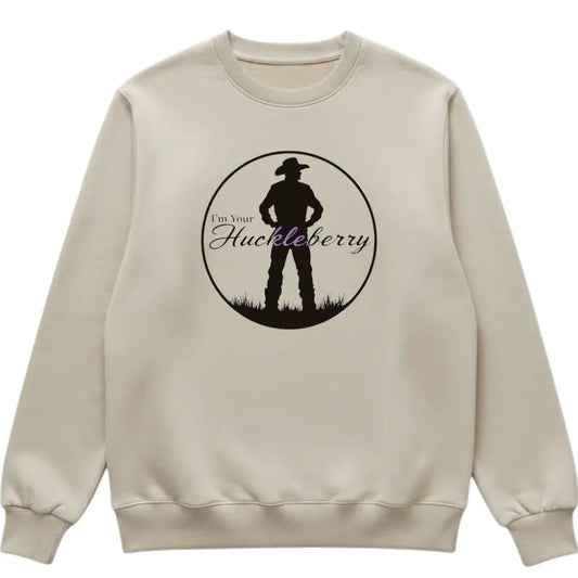 I’m Your Huckleberry Inspired Sweatshirt Boots + Blue Jeans