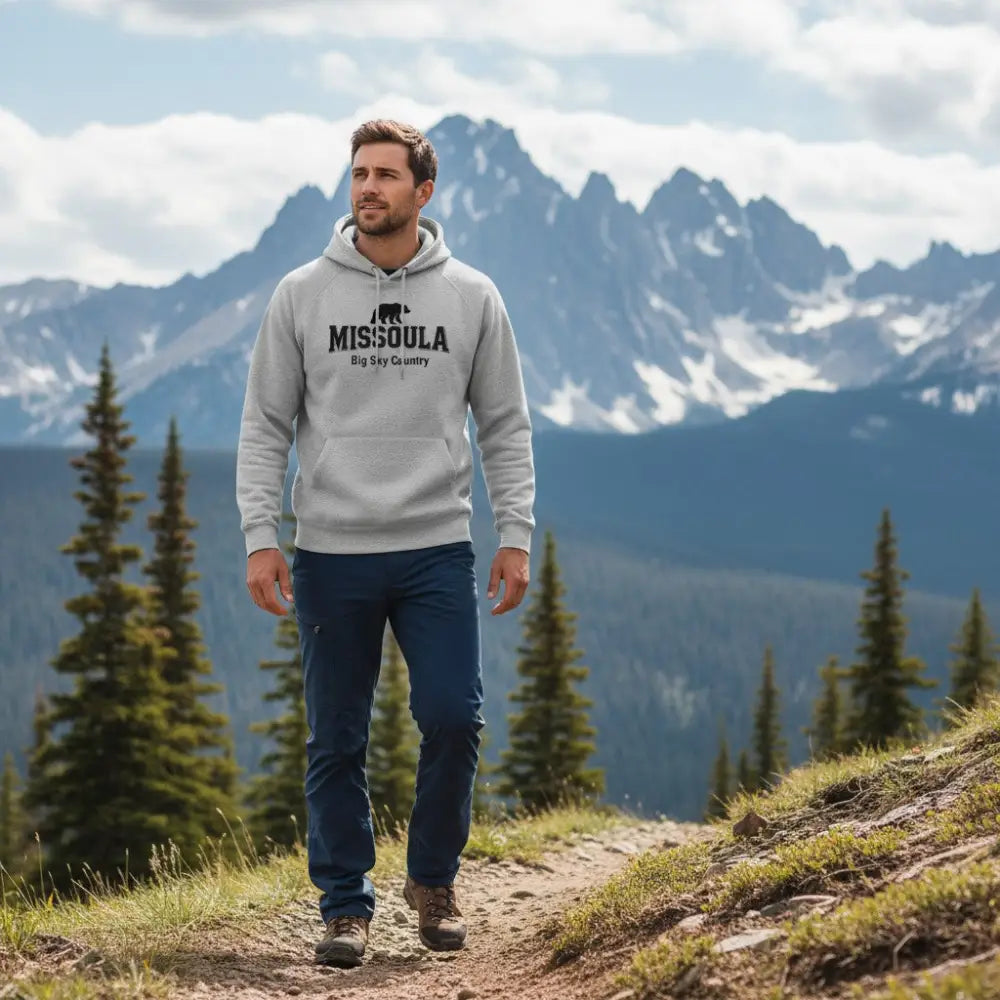 Missoula Montana Big Sky Country Hooded Sweatshirt