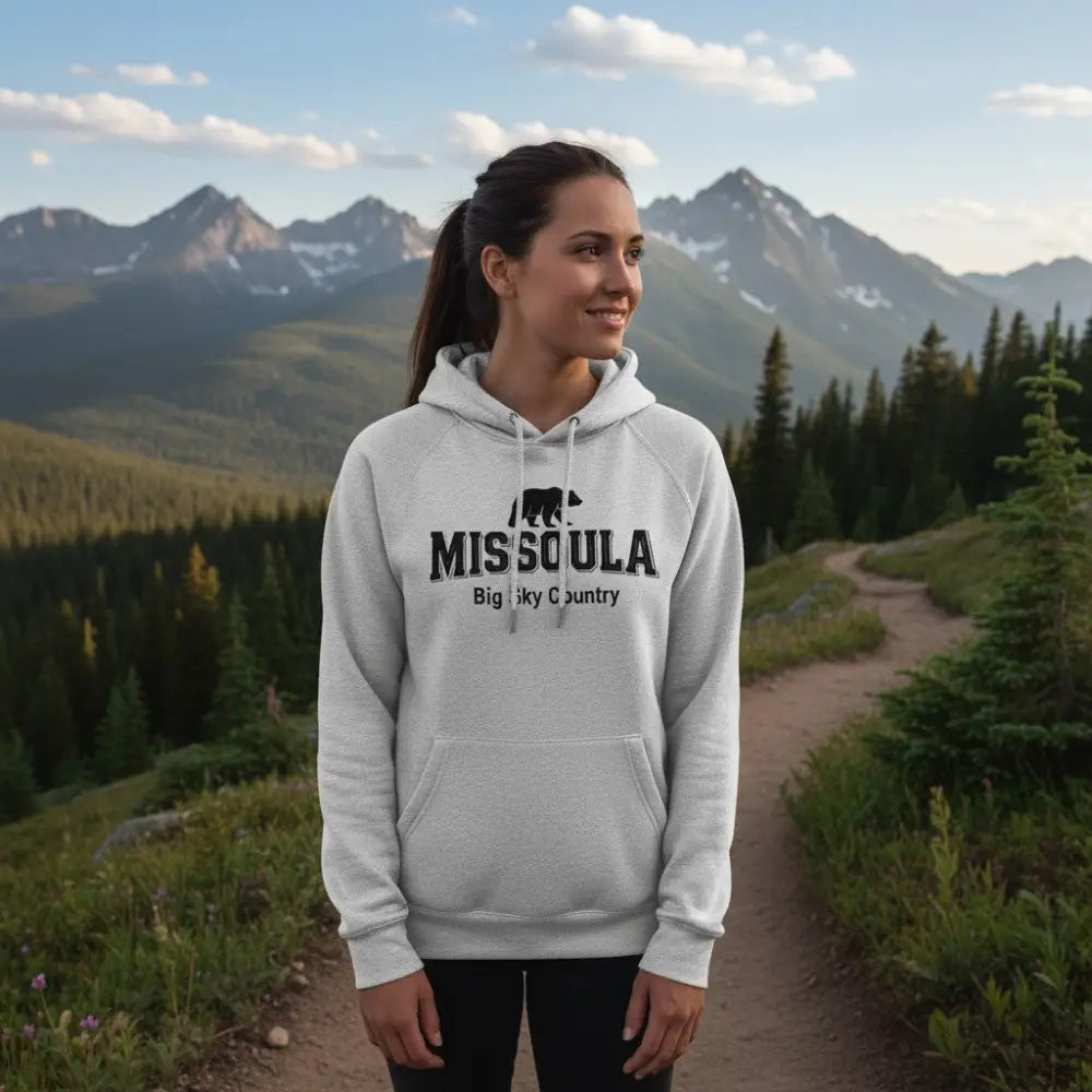 Missoula Montana Big Sky Country Hooded Sweatshirt