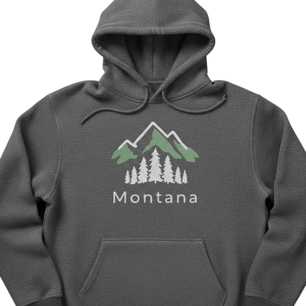 Montana Alpine Mountain Hooded Sweatshirt