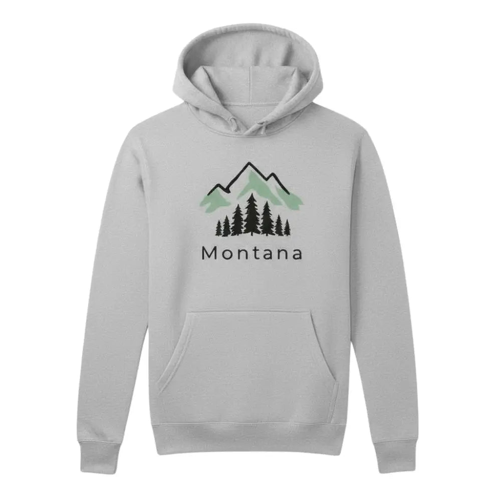 Montana Alpine Mountain Hooded Sweatshirt
