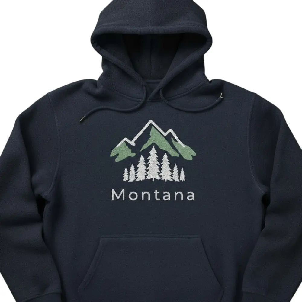 Montana Alpine Mountain Hooded Sweatshirt