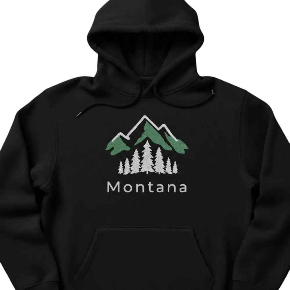 Montana Alpine Mountain Hooded Sweatshirt