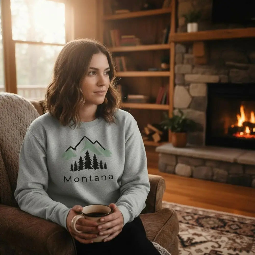 Montana Alpine Mountain Sweatshirt