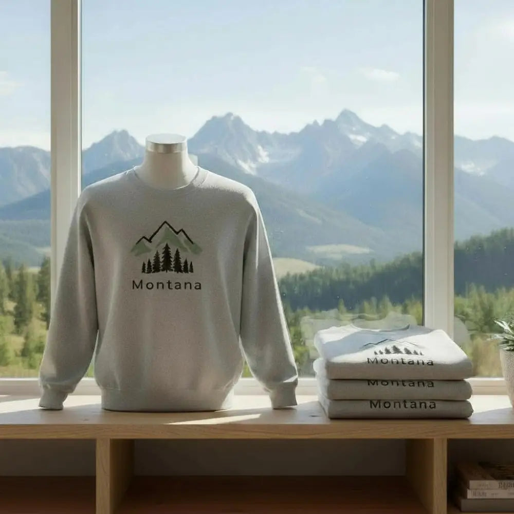 Montana Alpine Mountain Sweatshirt