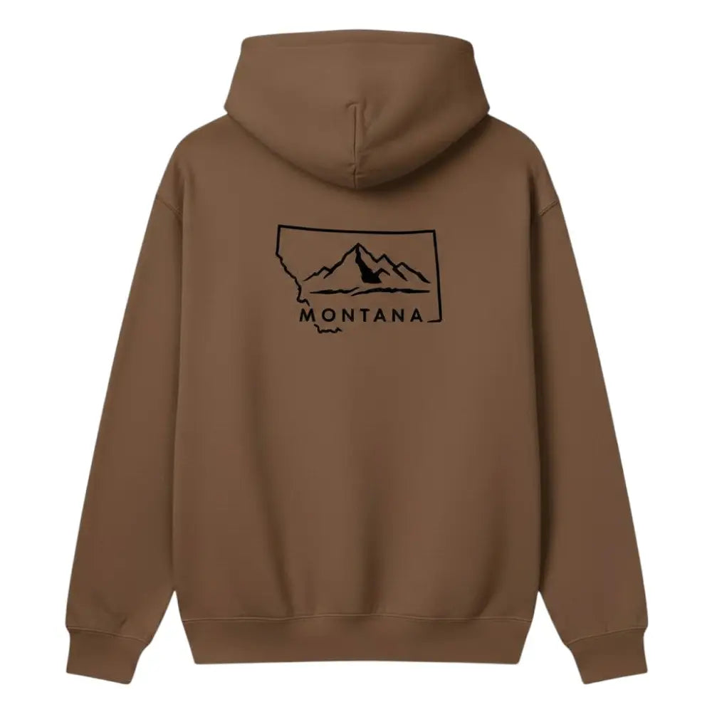 Montana Mountains Hooded Sweatshirt