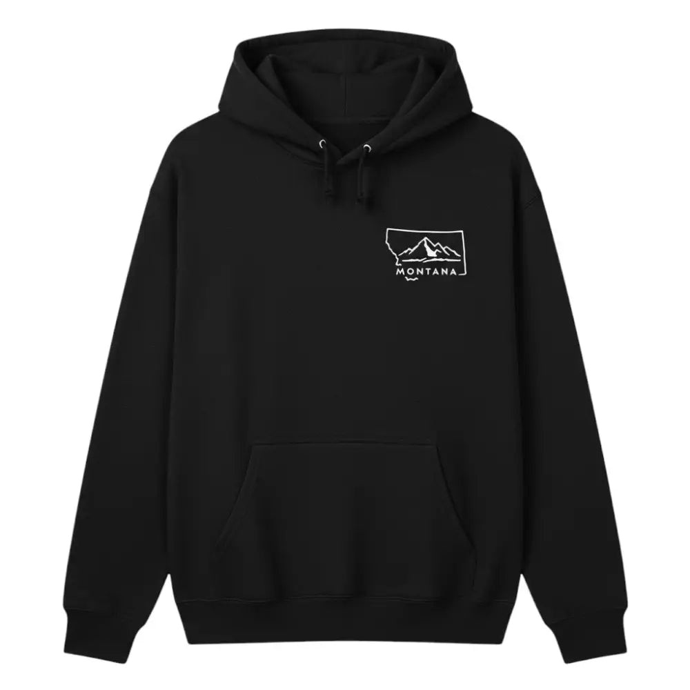 Montana Mountains Hooded Sweatshirt